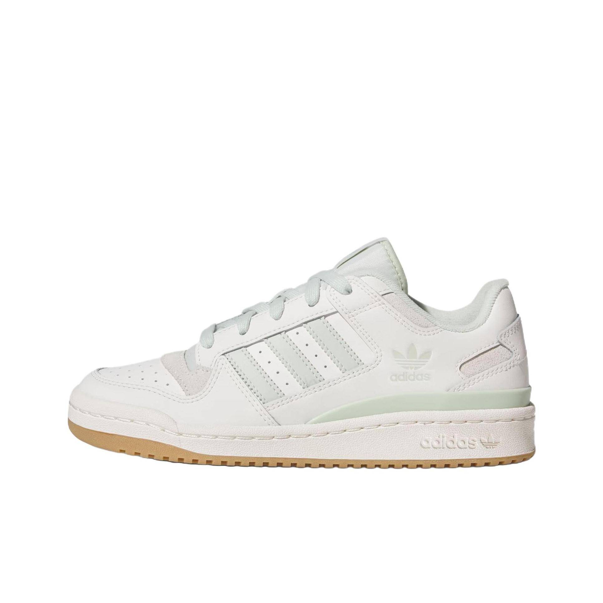 adidas WMNS Forum Low CL Cloud White Linen Green Women Sneakers Linen-Green Cream-White JR0475 36