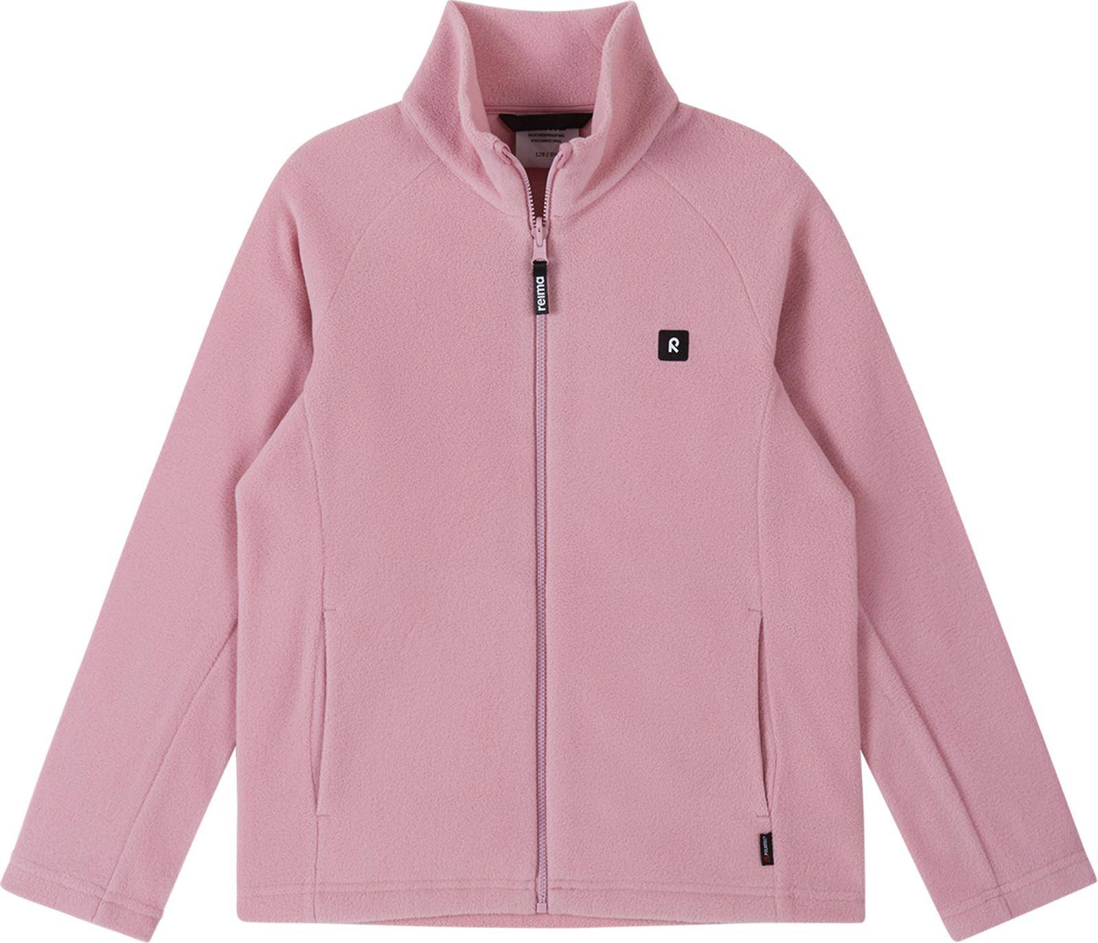 Reima Kids' Fleece Sweater Kerros Grey Pink, 122