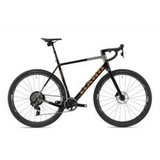 Haro Buzzard Carbon Top Shelf Gravelcykel Gloss Jet Black/Grey/Copper - Cykelstørrelse 56 cm