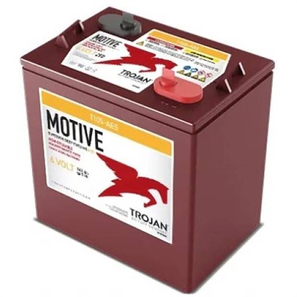 Trojan T105-AES Deep Cycle AGM Blybatteri 6V 207Ah.