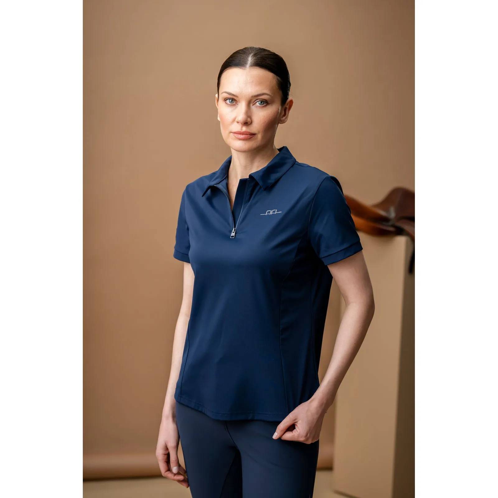 Horseware AA Alessia Polo - Navy - STR S
