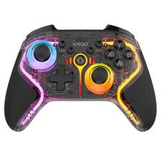 Ipega PG-9666 Trådlös Spelkontroll RGB Transparent Svart