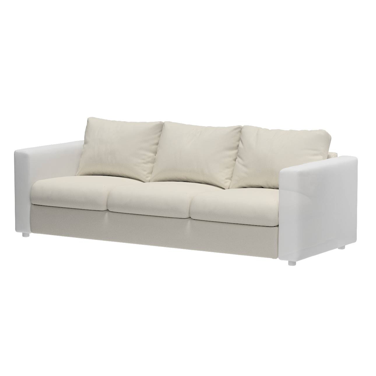 Vimle betræk 3-pers. sofa u.armlæn, Offwhite, 211 x 98 x 83 cm, Living 2