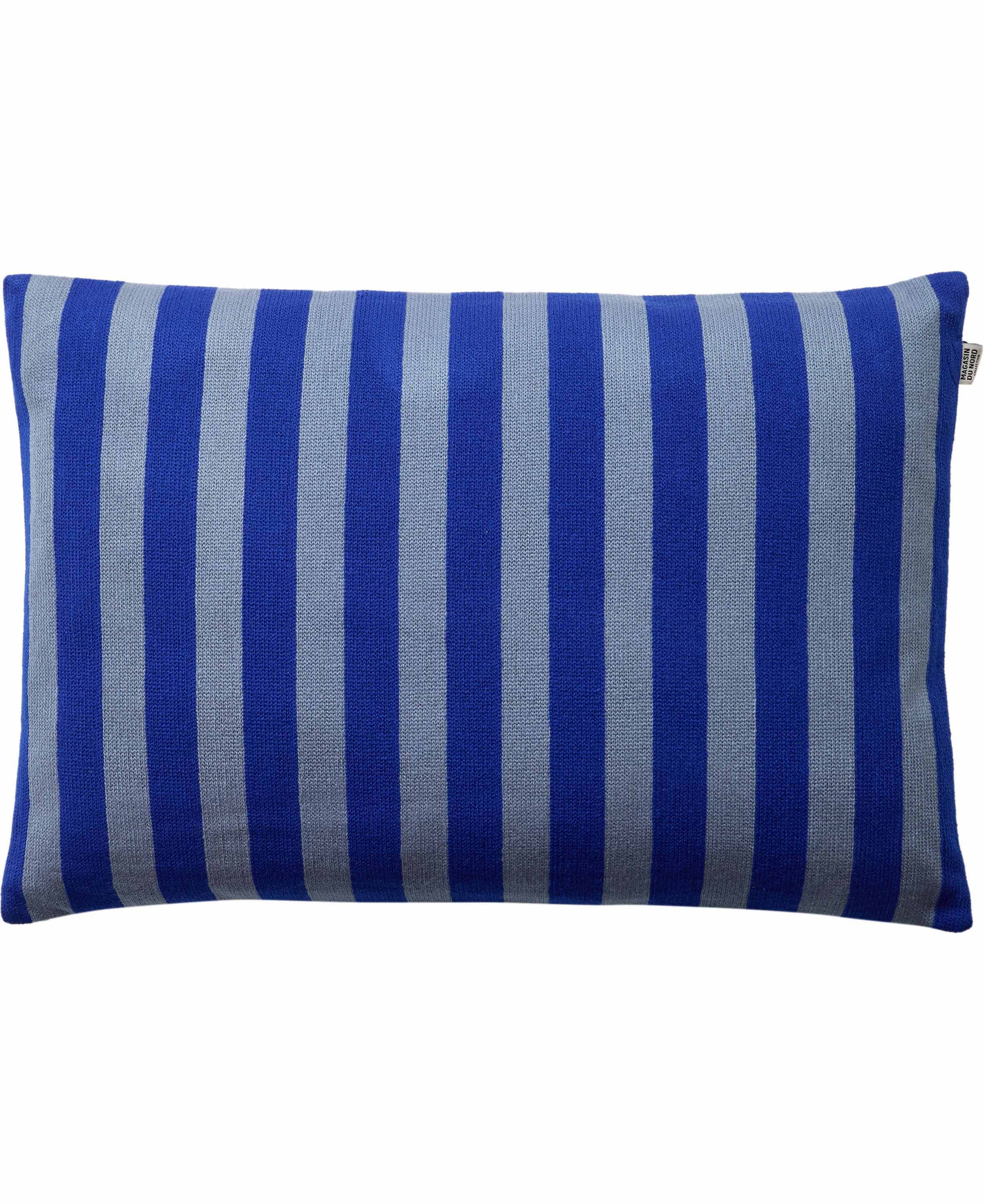 Magasin Stripe, Pyntepude 40x60 cm Soffkuddar - Blå (40x60 cm)