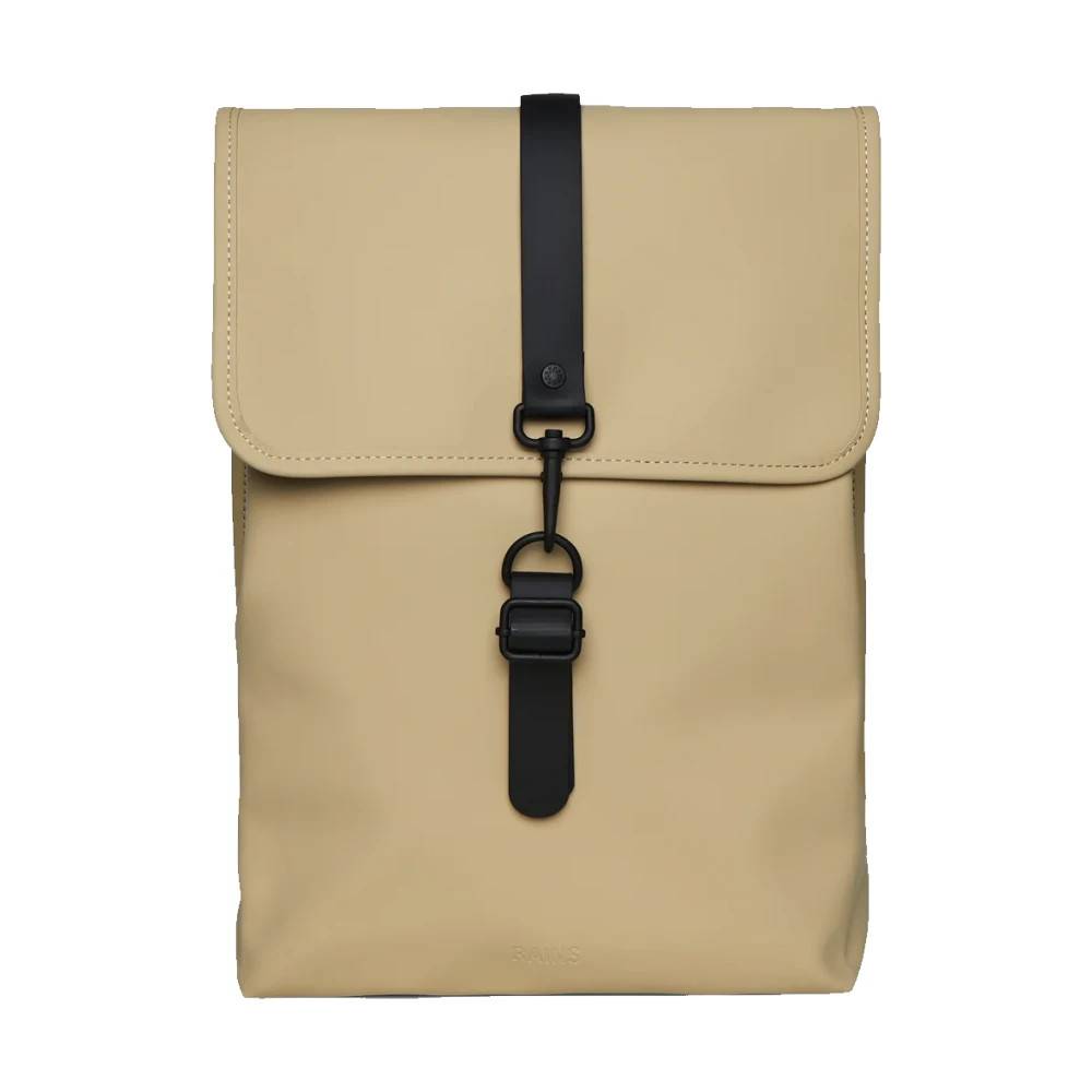 Rains Vandtæt rygsæk med laptoprum - Tasker - Dame - Beige - ONE SIZE - Uld