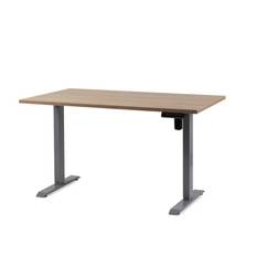 Office Hæve sænkebord Operator II 70x140cm, alu stel - Eg
