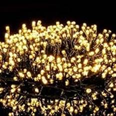 Avoalre Julbelysning Utomhus 100M 1000LED, Christmas Lights Ljusslinga 8 Lägen IP44 Vattentät Utomhusbelysning Inomhus Julgran Julfest Bröllop Trädgård Heminredning, Varmvit