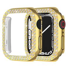 Rhinestone Skal Apple Watch 45mm Series 9 guld