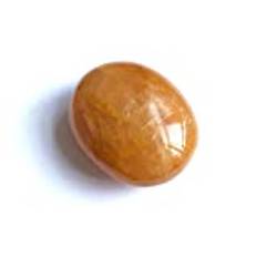 Naturlig gyllene kvarts kristall gul palm sten chakra ädelsten heminredning, 1 st, ca 40-60 mm