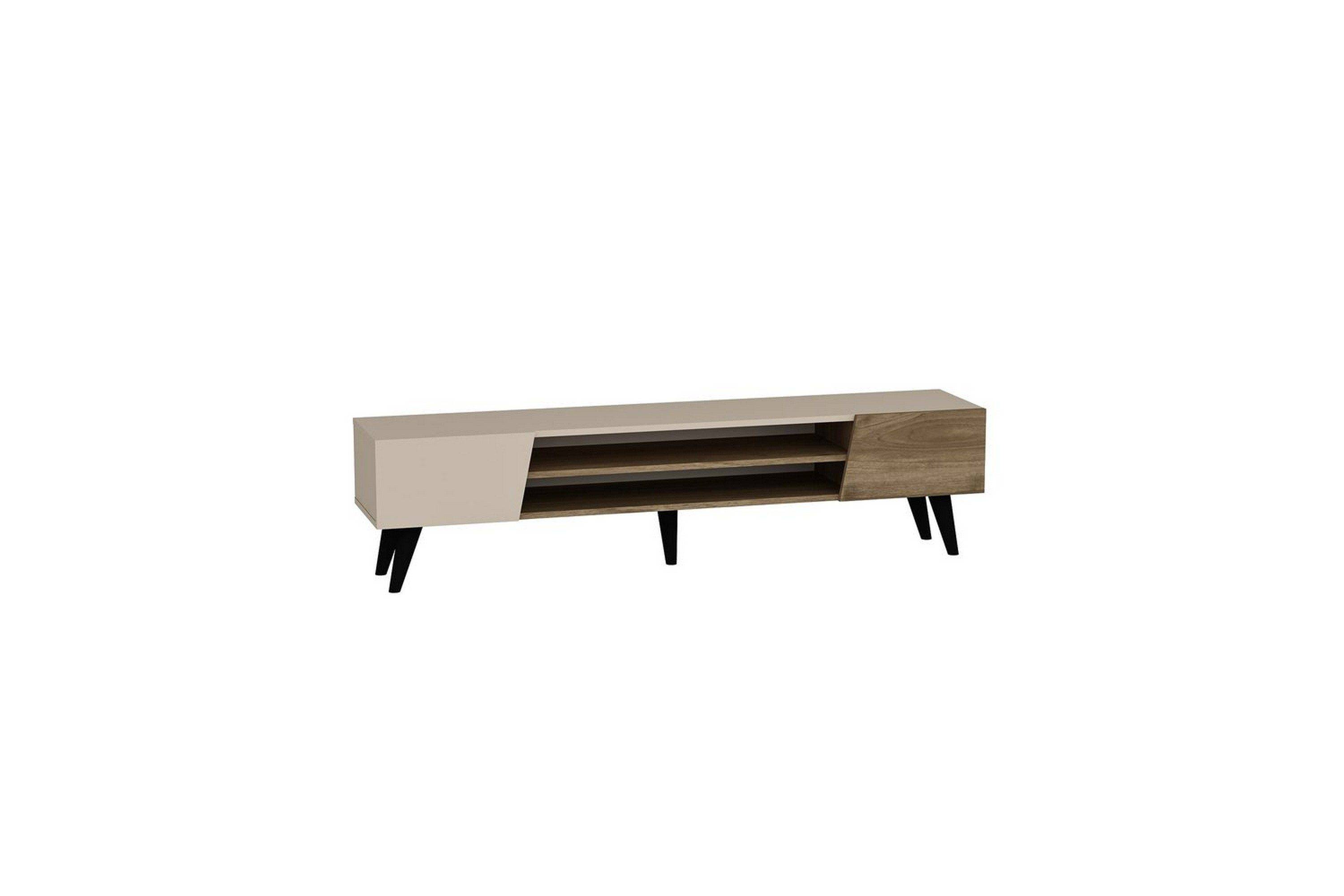 Torin Tv-bänk 180 cm - Valnöt/Beige Tv-bänkar
