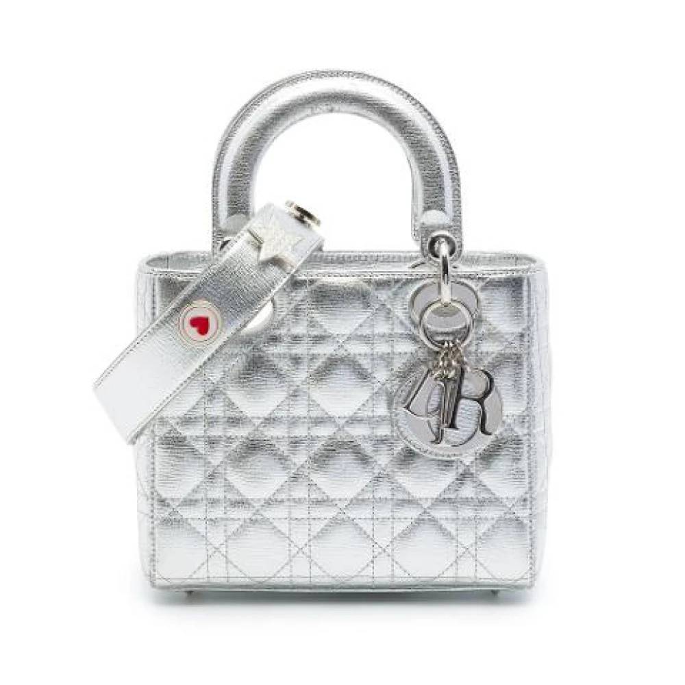 Dior Vintage Pre-owned Laeder dior-tasker - Vintage - Dame - Grå - ONE SIZE -