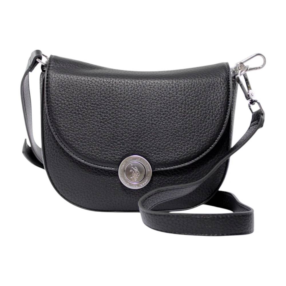 U.S. Polo Assn. Exotic Crossbody Flap Bag - Tasker - Dame - Sort - ONE SIZE -