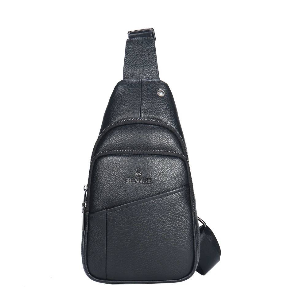 Cavalli Class B Crossbody Bag - Tasker - Herre - Sort - ONE SIZE - Læder