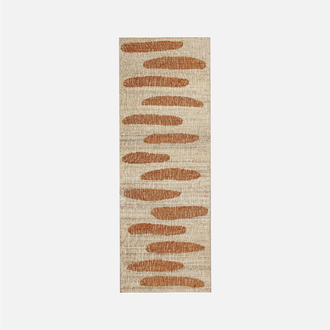 Willow - Gulvtæppe - Jute & Wool - Deep Orange - 80x300 cm