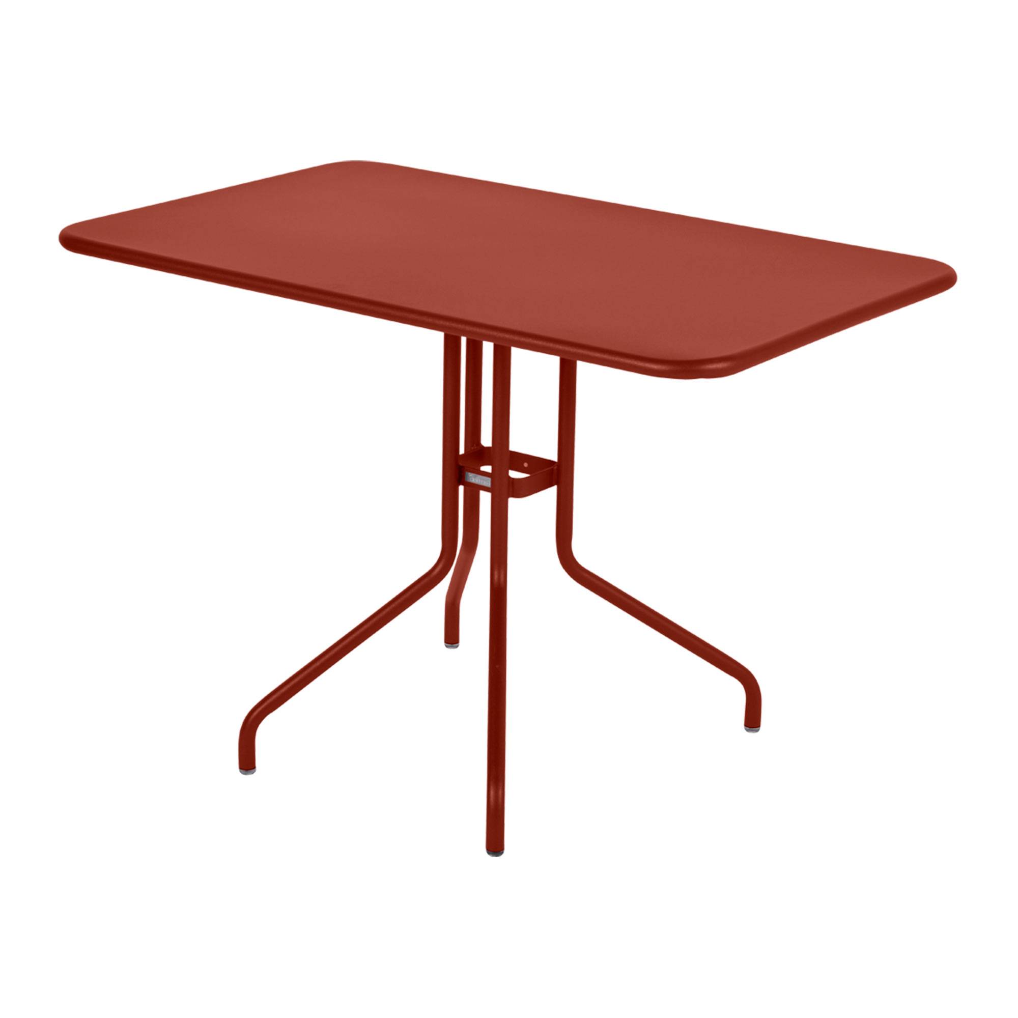 Fermob - Pétale Table 110x70 cm Red Ochre 20 - Matbord utomhus - Philippe Mathieu - Röd - Metall
