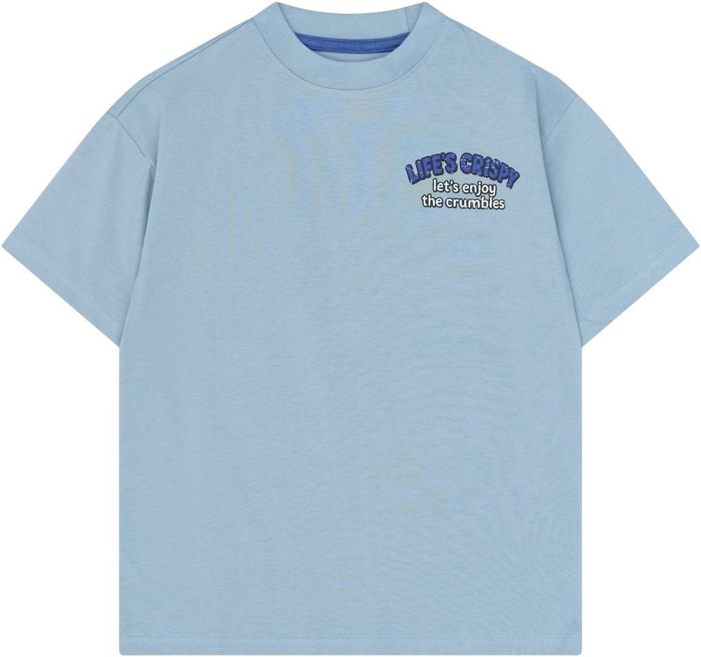 The New Tnvilmar OS S_S Tee Str 158-164 cm/13-14 år - Ashley Blue T-shirts Bomuld hos Magasin.