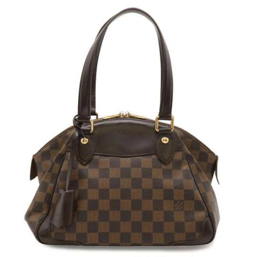 Louis Vuitton Vintage Pre-owned Damier Canvas Skuldertaske - Vintage - Dame - Brun - ONE SIZE - Uld