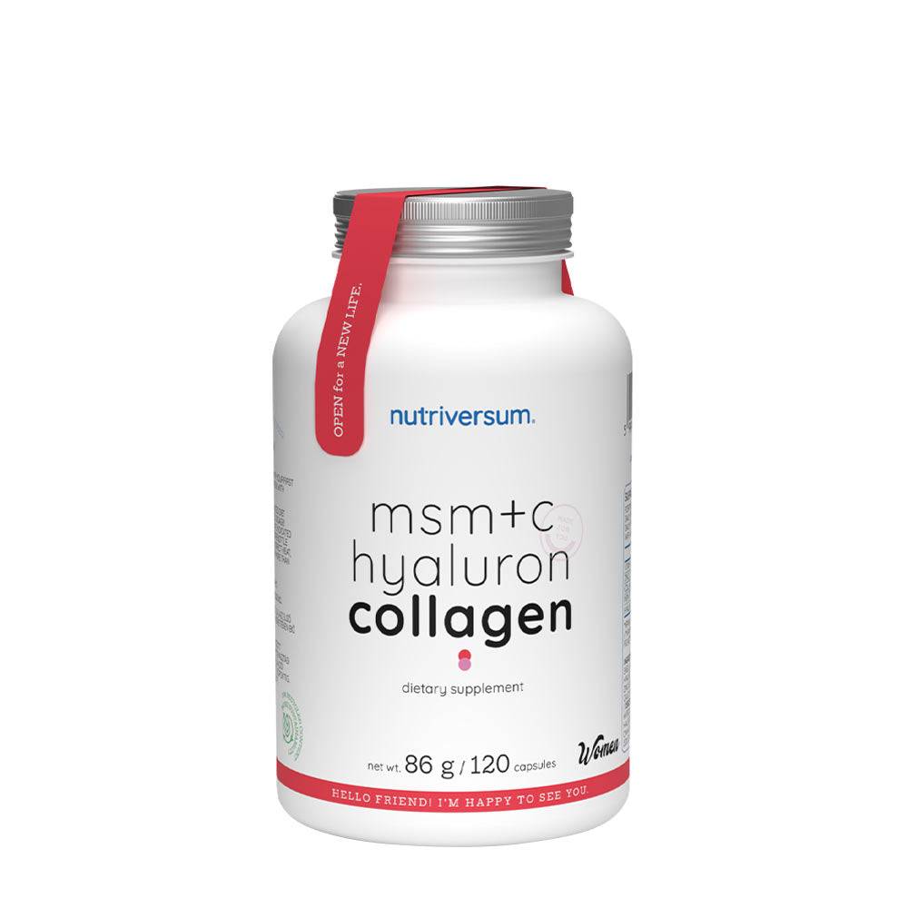 Nutriversum - Liquid MSM+C Hyaluron Collagen - WOMEN, 120 Caps (120 Caps)