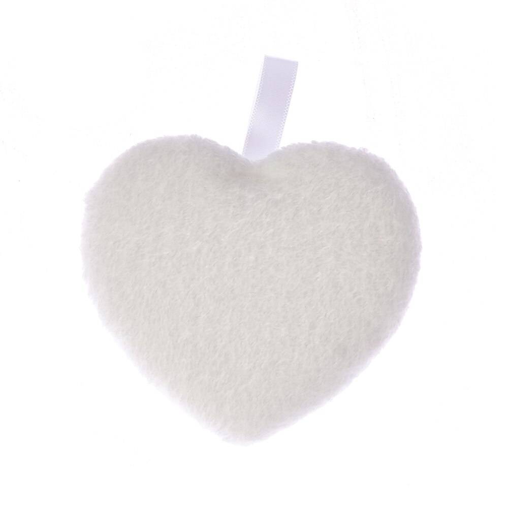 5 färger hjärtformad sminkborttagare puff återanvändbar ansiktstvätt bomullstrasa rengöringshandduk mikrofiber plysch puff rengöringsmedel