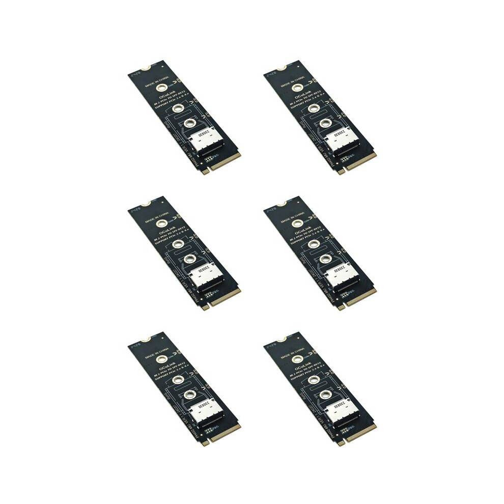 6X M.2 NVMe PCIe to Oculink Female Dock SFF-8612 Adapter M.2 Mkey Nvme to Oculink SFF-8611 SFF-8612 Adapter
