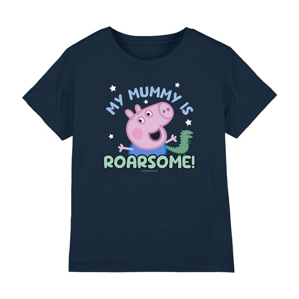 Peppa Pig Childrens/Kids My Mummy Is Roarsome George Pig T-Shirt 5-6 Years