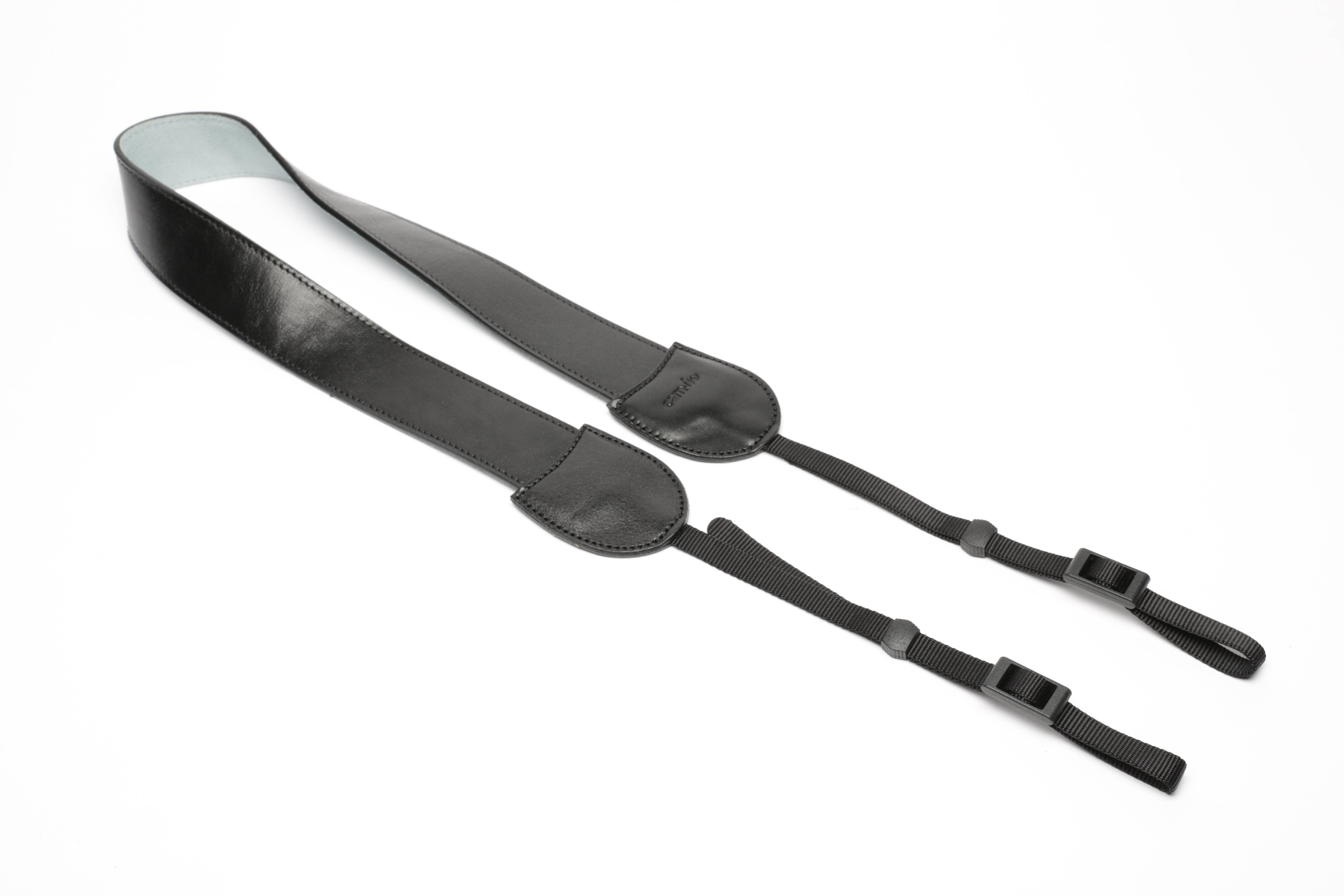 CAM-IN 2260 LÆDER REM SORT (36MM)