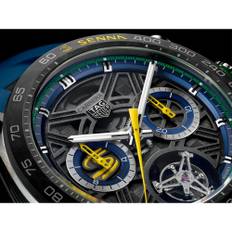 Tag Heuer, Tilbehør, Dame, Blå, ONE SIZE, Cbu5081.Ft6274 - Carrera Chronograph Tourbillon Extreme Sport x Senna