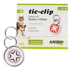 Anibio Tic-clip til hund og kat, mod lopper og fl�ter