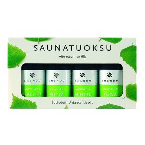 Emendo aroma sæt til sauna 4x10ml.