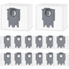 Roborock Q7/S7/S8/Q5/Q8/Q10 Støvsugerposer 14-pak – kompatibelt tilbehør.