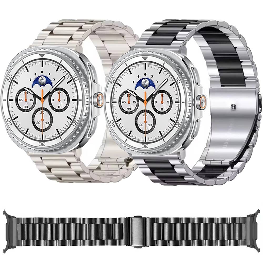 Stainless Steel Strap for Samsung Galaxy Watch 8 44mm 40mm Metal Wristband fot Galaxy Watch 8 Classic 46mm/Ultra 2025 47mm Strap