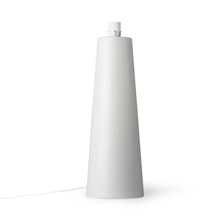 HKliving - Cone Lampfot Ljusgrå 55cm från Sleepo - Beige ((ØxH): 11 x 38.5cm)