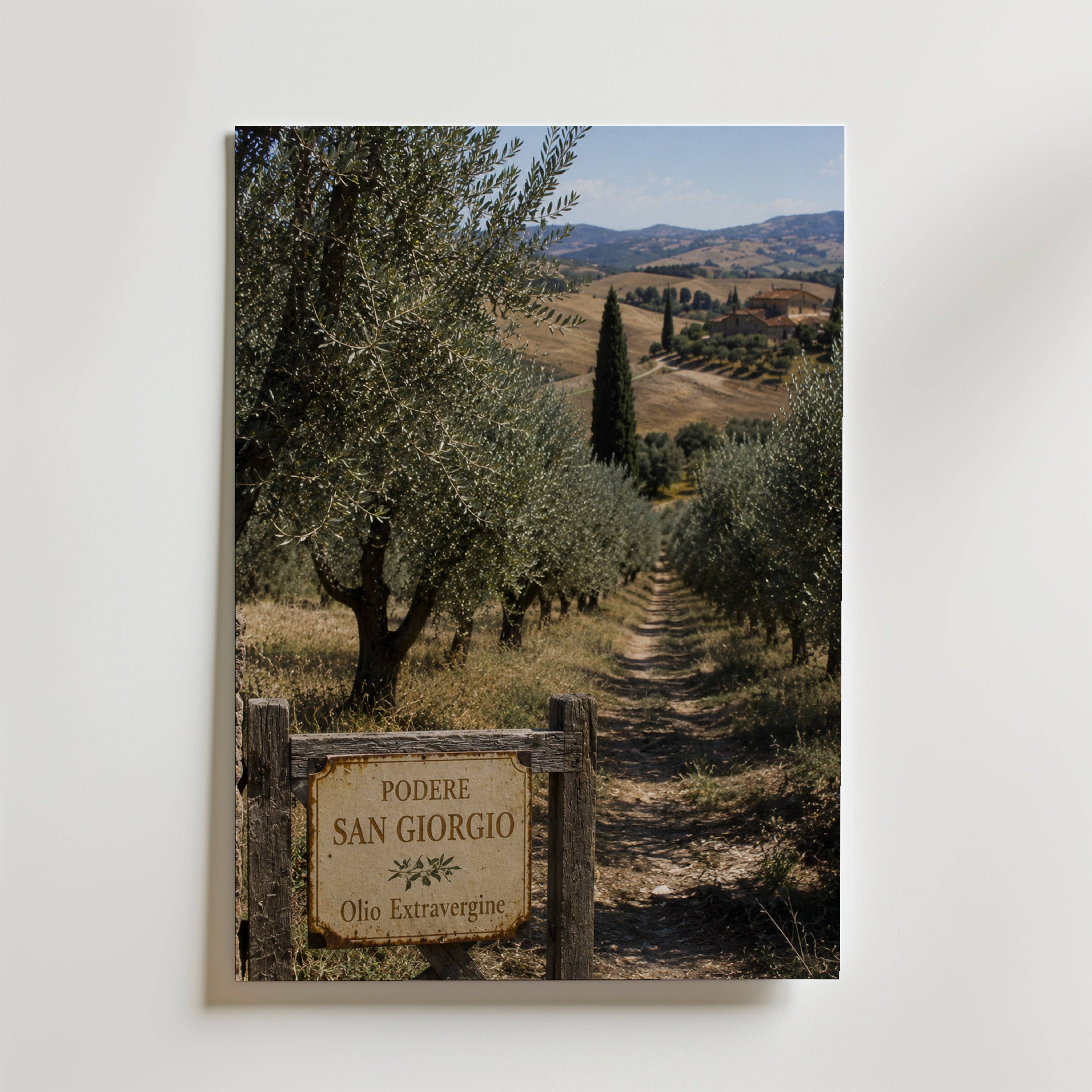 Marco Ricci Podere San Giorgio Toscana Poster - Fine Art Poster 21x30 cm