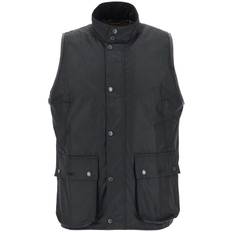 BARBOUR x BARACUTA waxed cotton vest for men