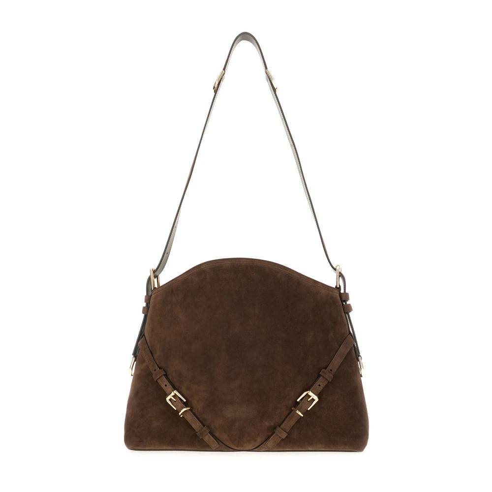 Givenchy Voyou Medium Skuldertaske - Tasker - Dame - Brun - ONE SIZE - Uld