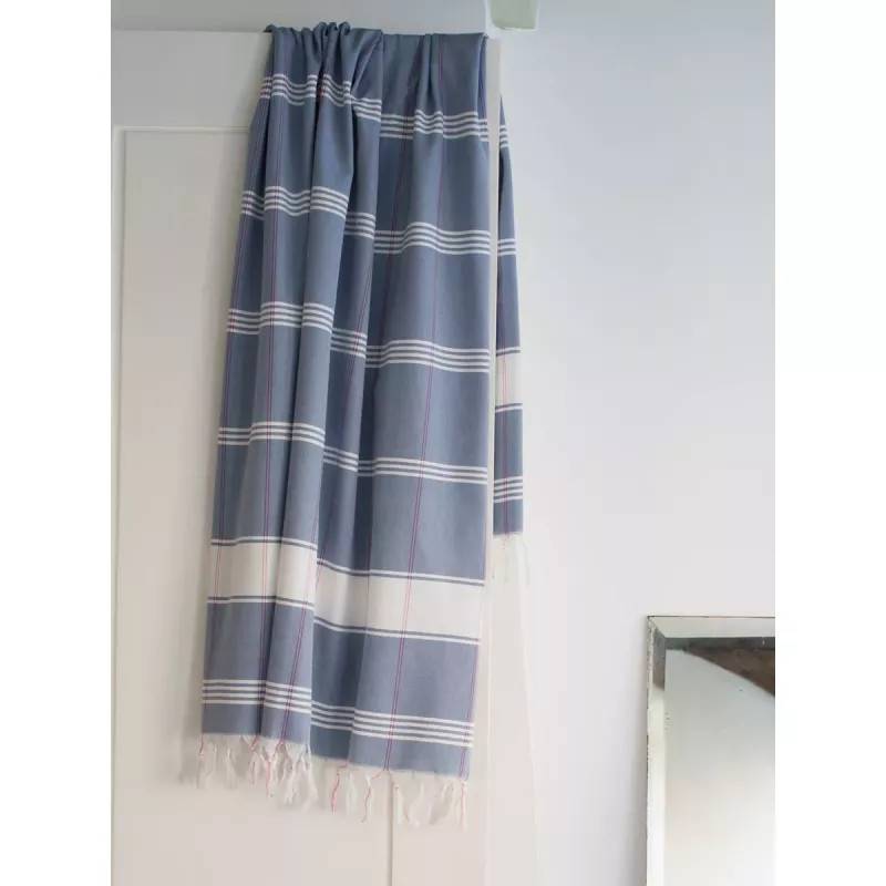 Tunn Strand- & Hamamhandduk 100x170 cm – Ekologisk Bomull