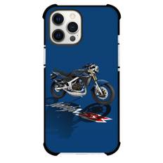 Motorbike Kawasaki Phone Case For iPhone Samsung Galaxy Pixel OnePlus Vivo Xiaomi Asus Sony Motorola Nokia - Motorbike Kawasaki Ninja SS Illustration Art On Blue Background