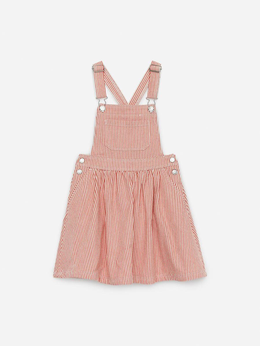 ARKET Dungaree Dress -Red, 98