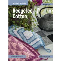 Mönsterkatalog på virkade grytlapp och grytunderlägg i Recycled Cotton