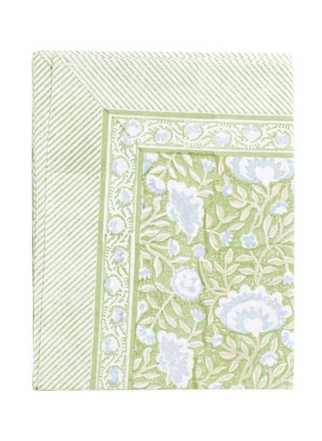 Bordsduk Mathilde Green/ Blue/ Beige 150x350 cm - Chamois