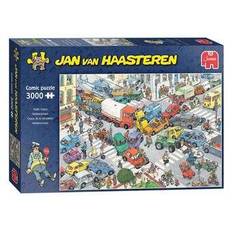 Jan van haasteren pussel - trafikkaos, 3000 bitar.