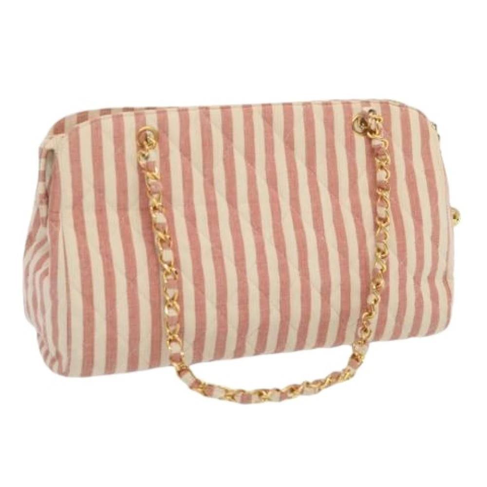 Chanel Vintage Pre-owned Canvas chanel-tasker - Vintage - Dame - Flerfarvet - ONE SIZE - Tyl