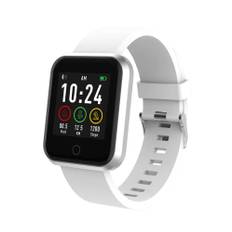 Swiss Go Smartwatch Davos Stål - Hvid Silicone Rem - 36X41Mm Urkasse