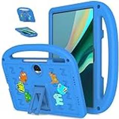 ZXHYliang fodral för Honor Pad 9/Honor Tablet 9 12 tum 2023 släppt, med handtagsstativ, axelrem, bärbar hybrid stötsäkert skydd för Honor Pad 9 (blå)