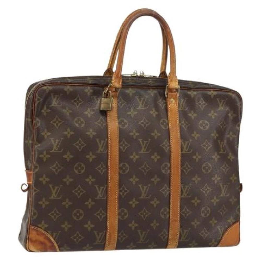 Louis Vuitton Vintage Pre-owned Vintage Canvas Weekend Taske - Vintage - Dame - Brun - ONE SIZE - Læder