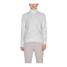 Antony Morato, Strik, Herre, Hvid, L, Bomuld, Hvid Turtleneck Strik Trøje