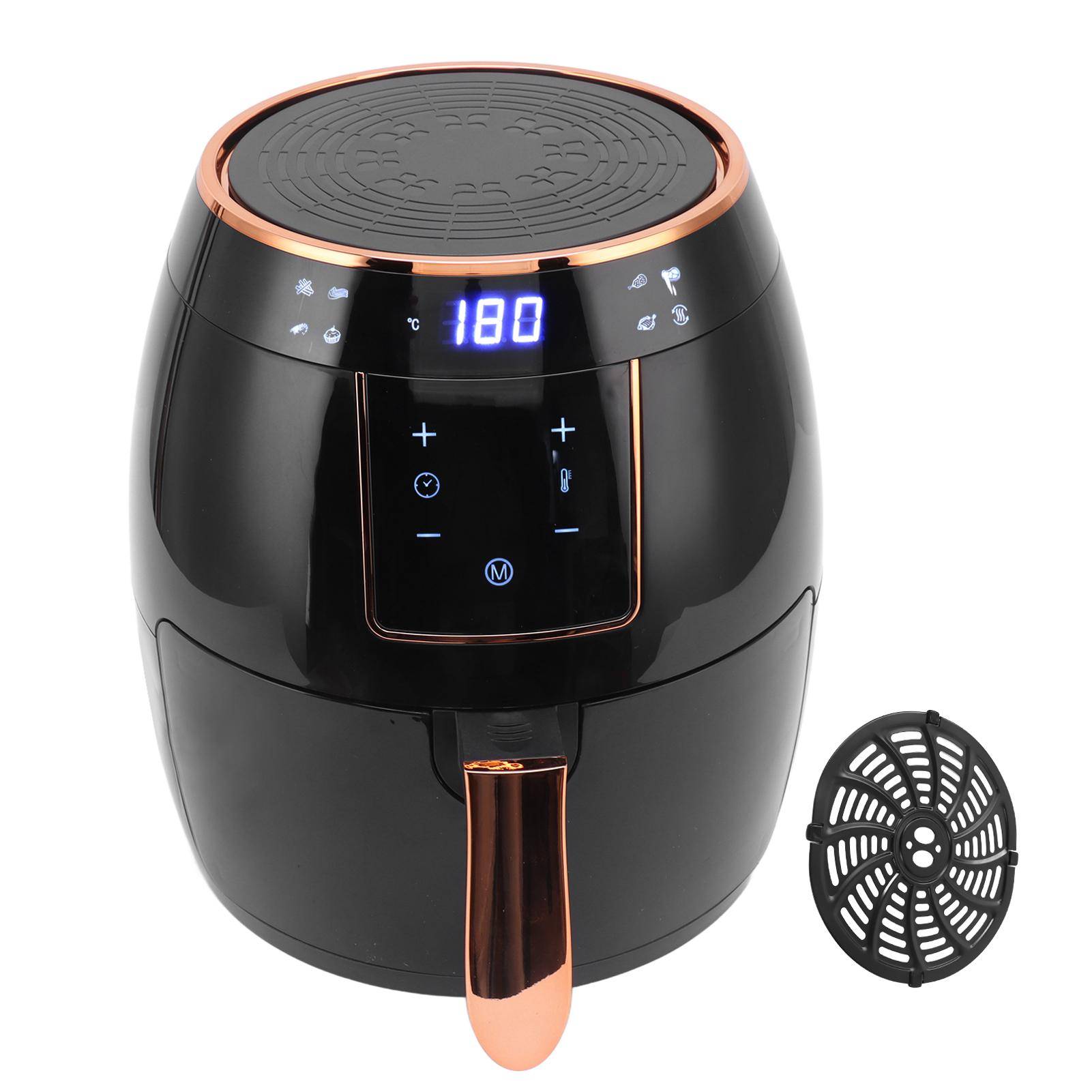 5,5L Airfryer Automatisk Exakt Temperaturkontroll Oljefri Kokare Elektrisk Matfritös för Köket L