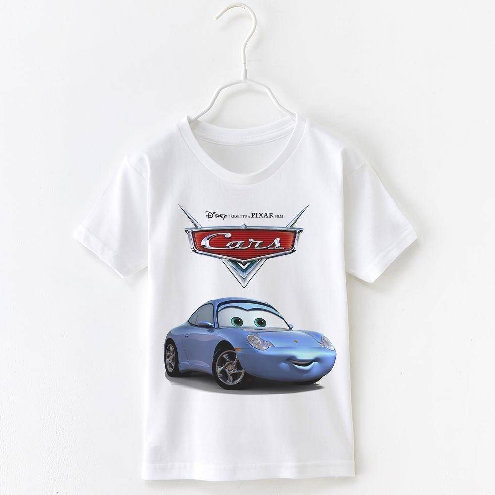 Grafisk T-shirt Blixten McQueen Bilar 95 Hip Hop Vintage T-shirt Harajuku Streetwear Bomull Sommartopp T-shirt Män Kvinnor Tee cm