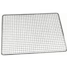 Bbq grillmatta rostfritt stål utbytesnät trådnät non-stick grillmatta nätmatta utomhuskok grilltillbehör - 45 x 30cm