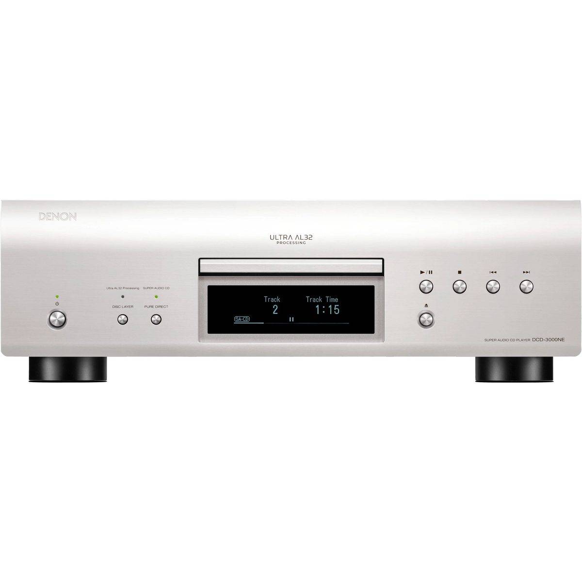 Denon DCD-3000NE silver - Högkvalitativ CD-spelare, SACD